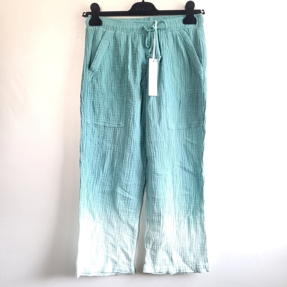 New Young Fabulous & Broke Aiko Ocean Bay Ombre Wide Leg Pants NWT X-Small - Picture 5 of 13